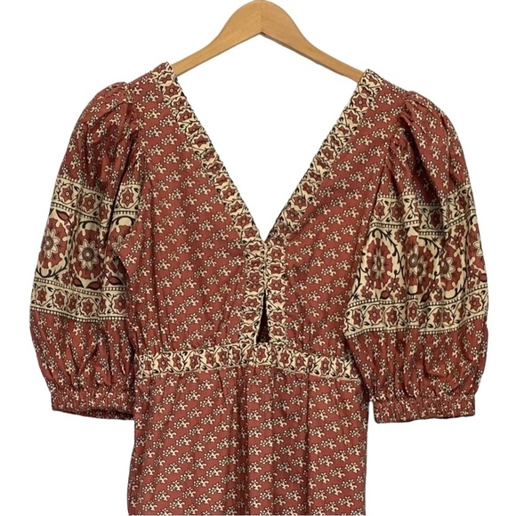 Sea New York Fernanda Tile Print Cotton Dress - Picture 3 of 12